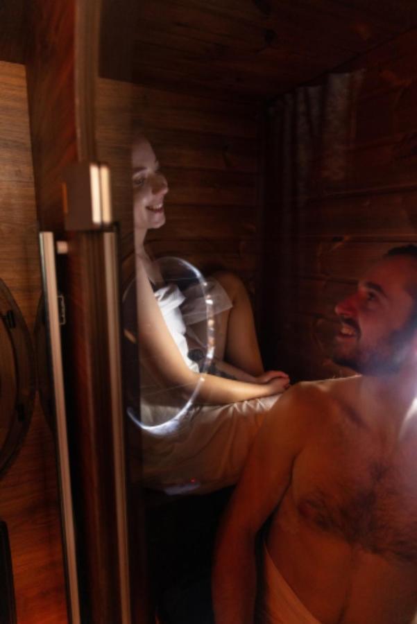 Na Malem Haji, Domek S Finskou Saunou Hora Svate Kateriny Exteriör bild
